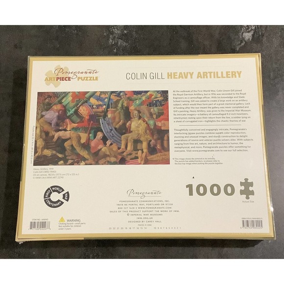 Pomegranate Colin Gill Heavy Artillery 1000 Piece Jigsaw Puzzle New - Picture 6 of 6